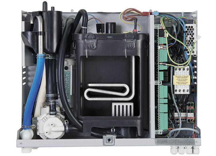 Condair RM steam humidifier cover off